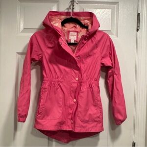 Cat & Jack Vibrant Pink Raincoat with Hood